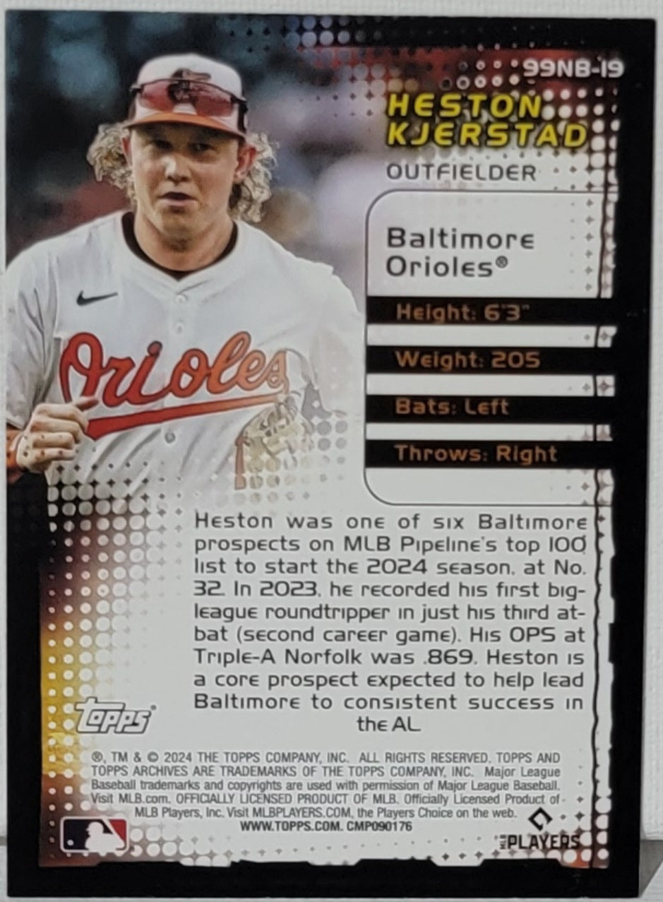 2024 Topps Archives Heston Kjerstad "New Breed"