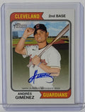 Topps Heritage 2023 Andrés Giménez Autograph