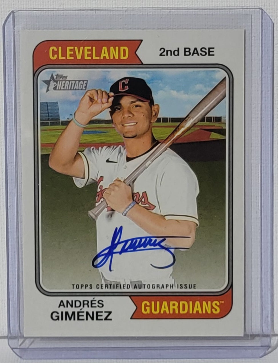 Topps Heritage 2023 Andrés Giménez Autograph